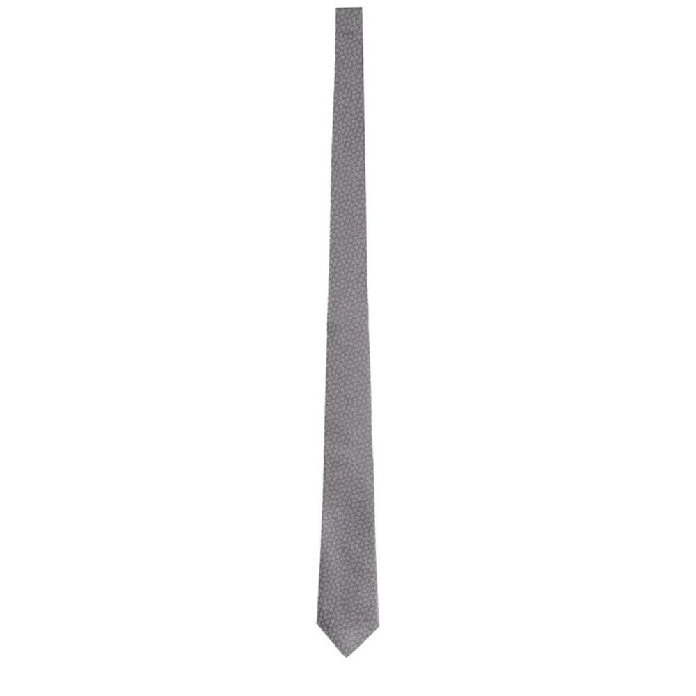 Gucci Men Gucci Men Silk Tie With Clamps